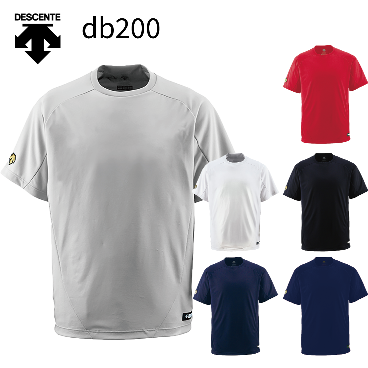 Tネックベースボールシャツ レギュラーシルエット