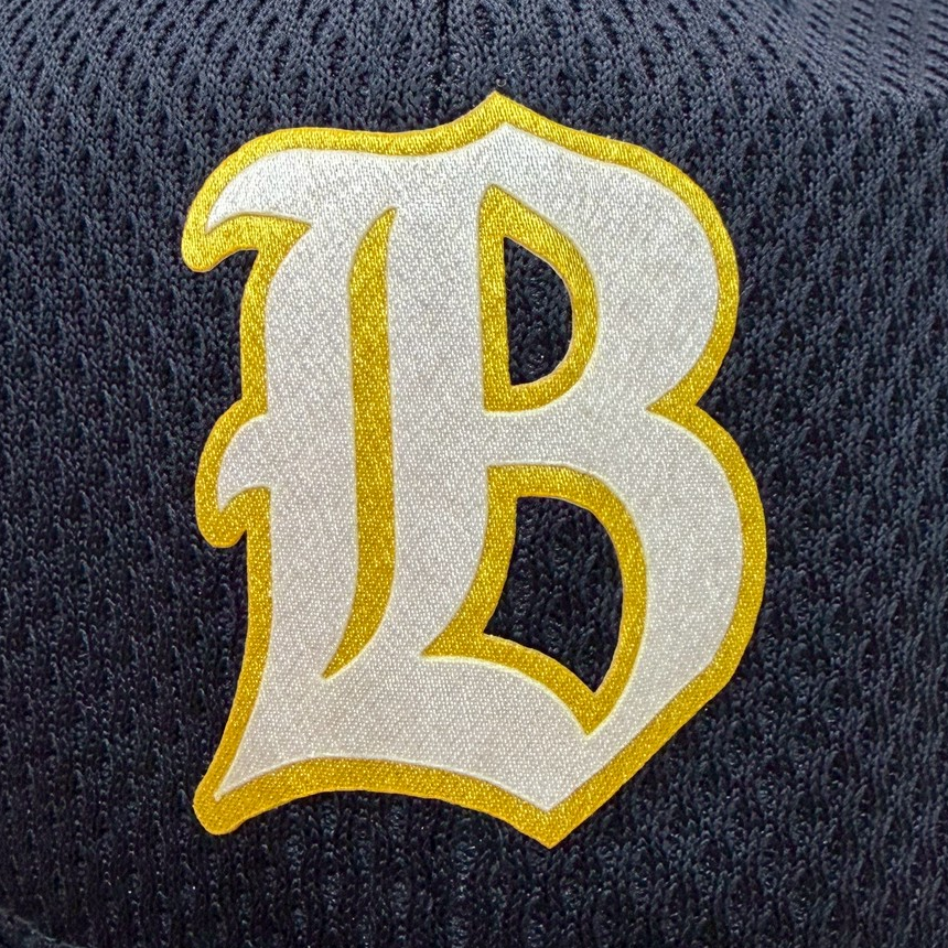 帽子:プレス2重1文字