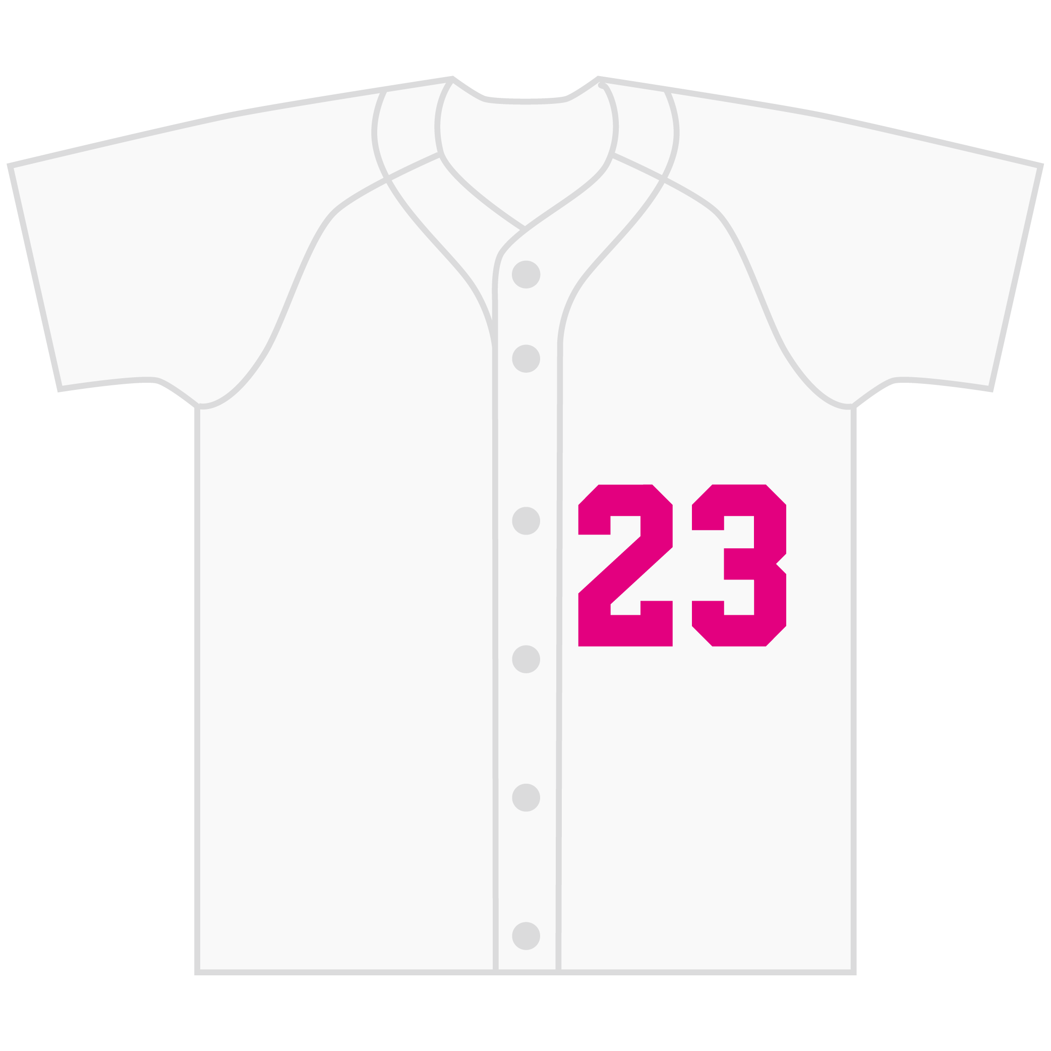 胸番号 H:6,8,10cm（1色）