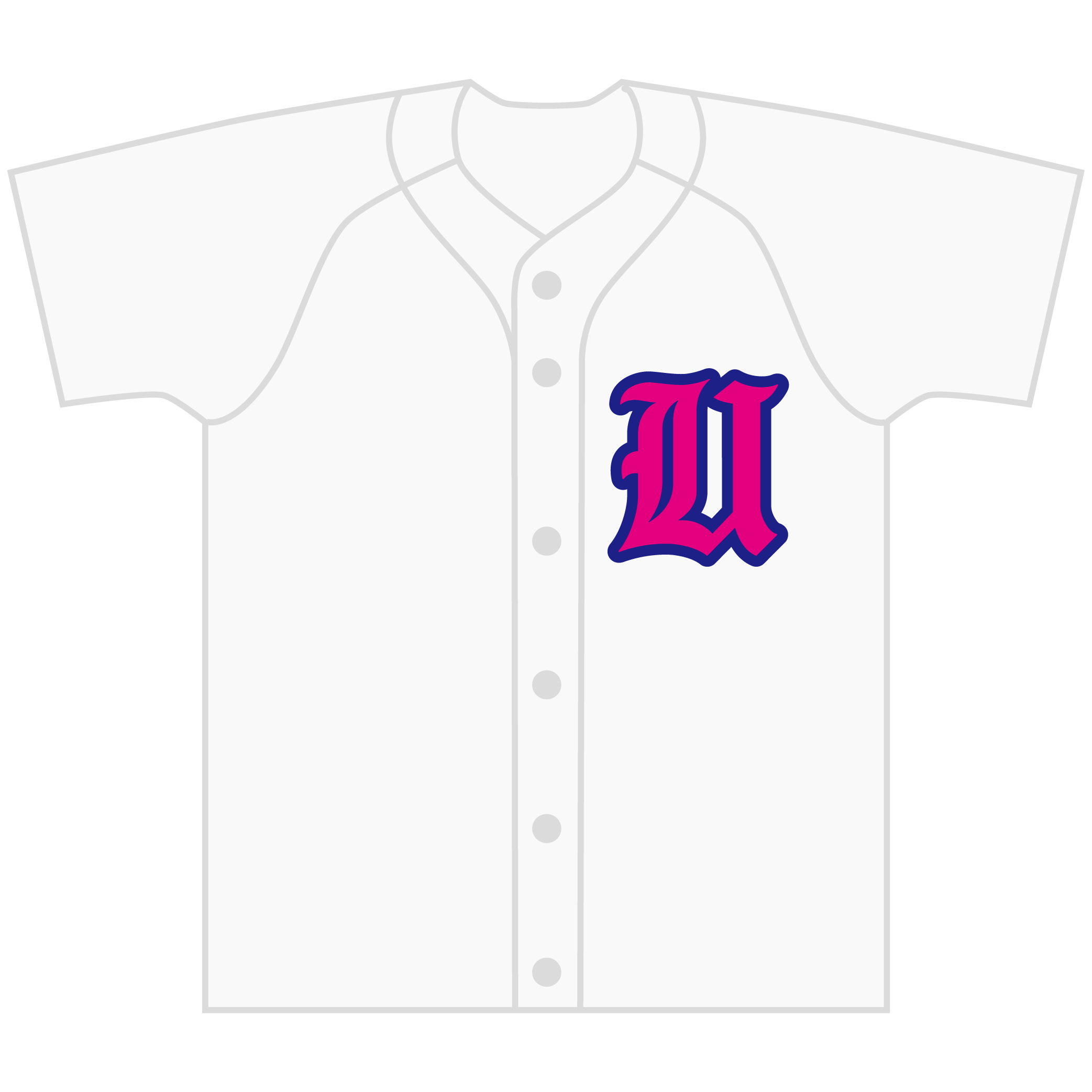 片胸チーム名（2色）